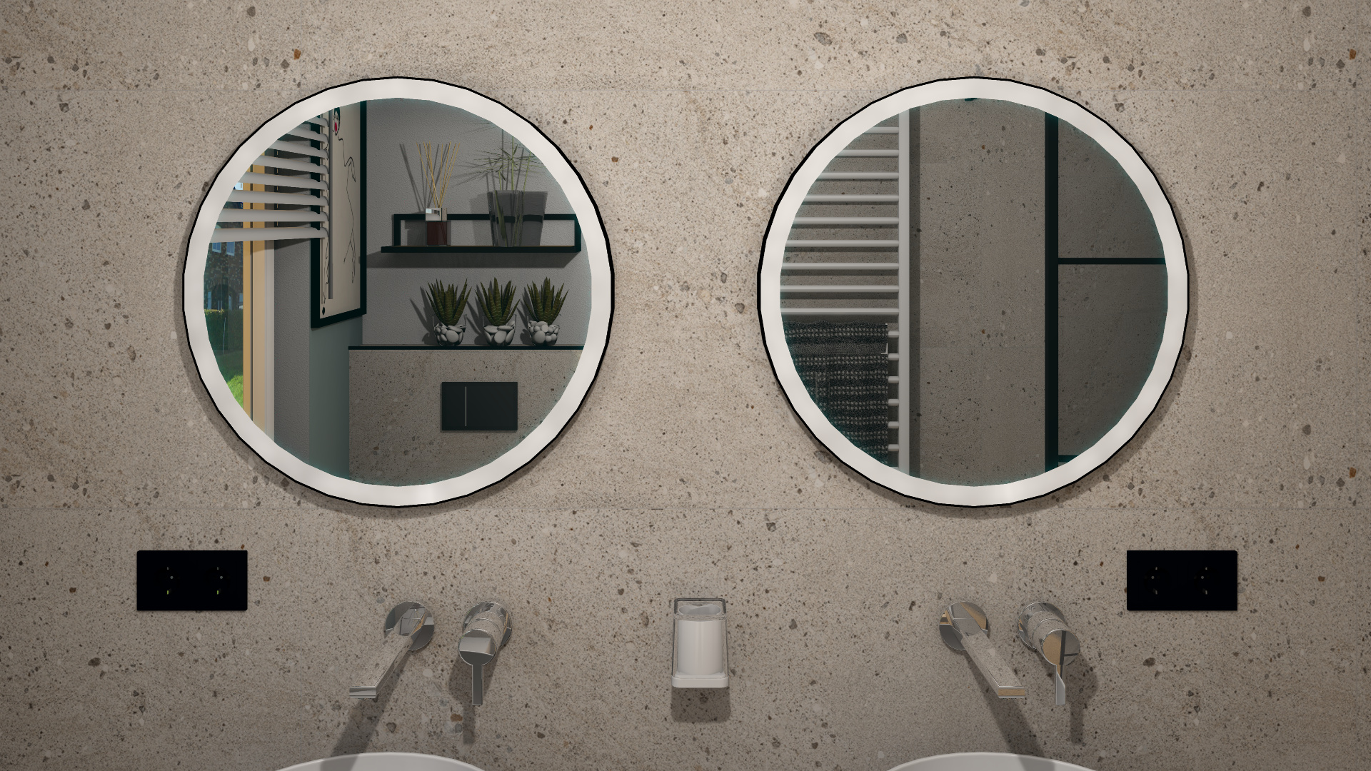 FRAME_Rechteck_Dusche_Highlight_Leuchtspiegel_01